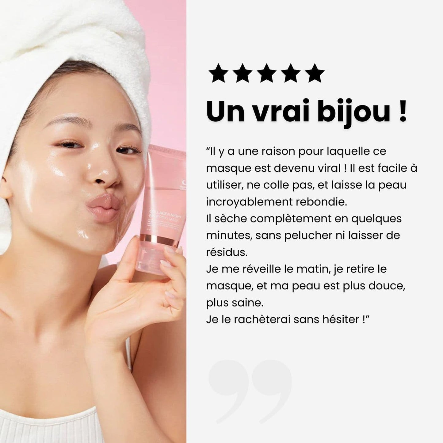 Masque Coréen au Collagène - Skinora