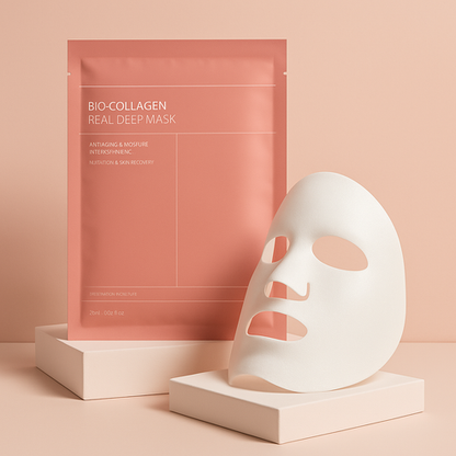 Bio-Collagen Real Deep Mask – Masque Tissu Anti-Âge Hydratant et Raffermissant - Skinora